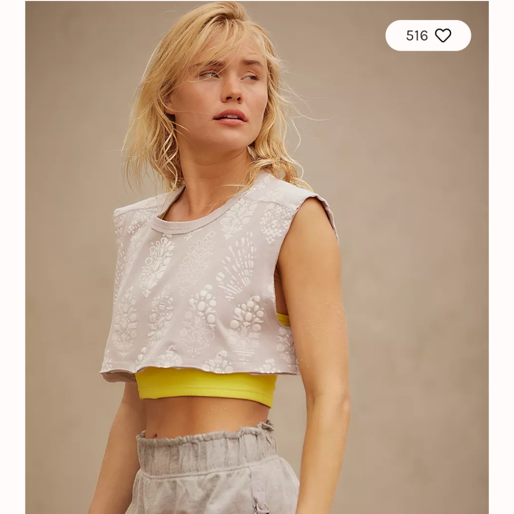 Free People Cropped Tank